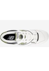 Buty New Balance sportowe BB550DOB białe. Okazja: na co dzień. Kolor: biały. Materiał: materiał, syntetyk, skóra. Szerokość cholewki: normalna