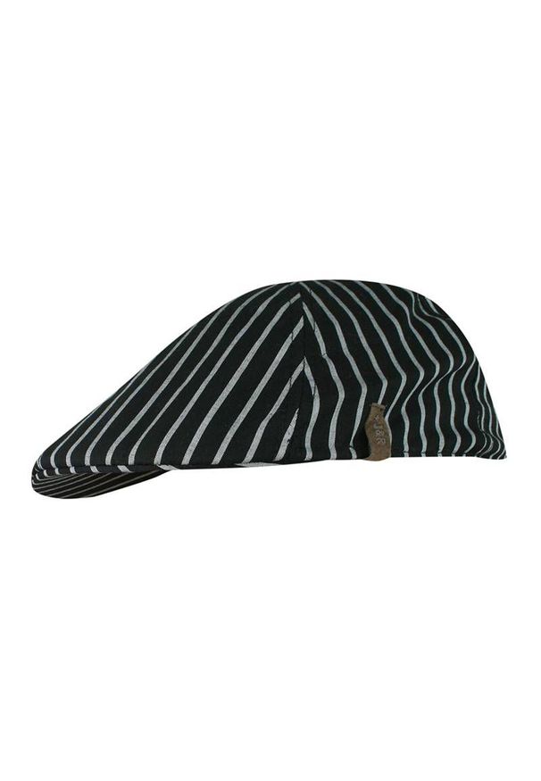 Czapka na wiosnę, w paski