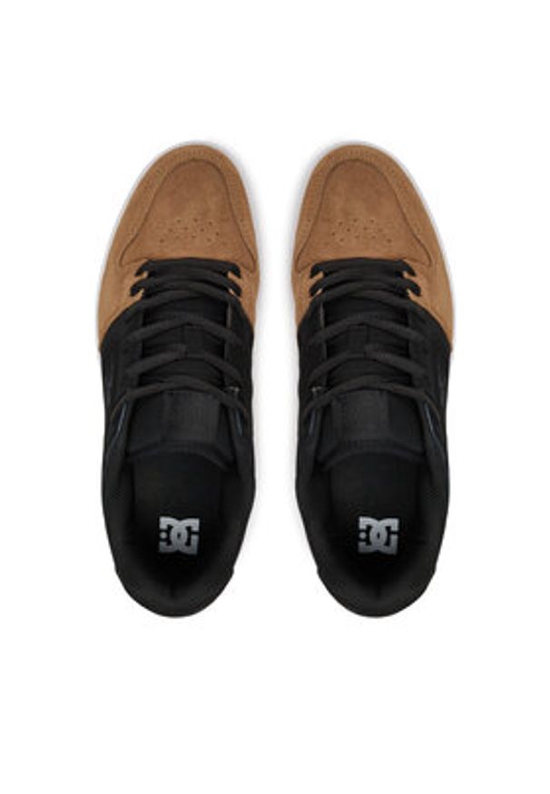 DC Shoes Sneakersy Manteca 4 ADYS100765-XKKS Czarny. Kolor: czarny. Materiał: skóra