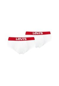 Levi's® Komplet 2 par slipów Solid Basic 905003001 Biały. Kolor: biały #1