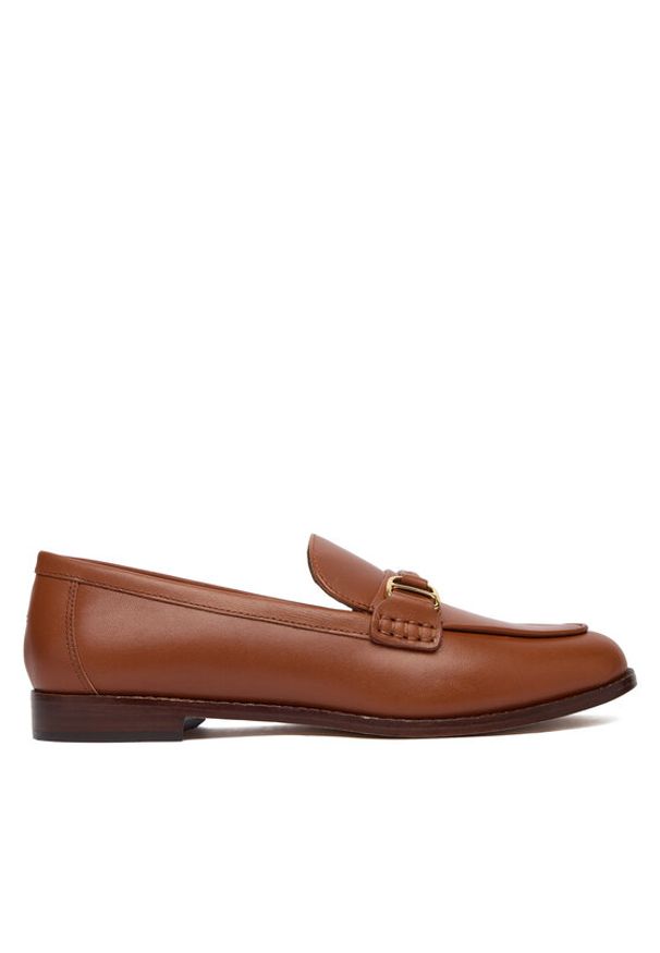 Lauren Ralph Lauren - LAUREN RALPH LAUREN Loafersy 802P02121002 Brązowy. Kolor: brązowy. Materiał: skóra