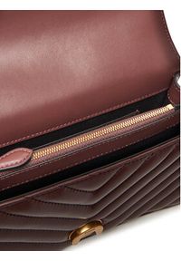 Pinko - PINKO Torebka Love One Mini Dc AI 25-26 PLTT 100074 A0GK Bordowy. Kolor: czerwony. Materiał: skórzane #5