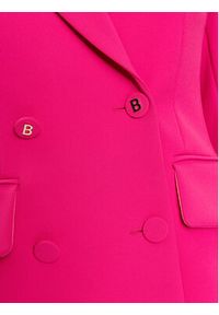 Blugirl Blumarine Marynarka RA3112-T3191 Różowy Regular Fit. Kolor: różowy. Materiał: syntetyk #4