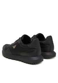 Emporio Armani Sneakersy EM003738 AF19532 MC005 Czarny. Kolor: czarny. Materiał: skóra, zamsz #2