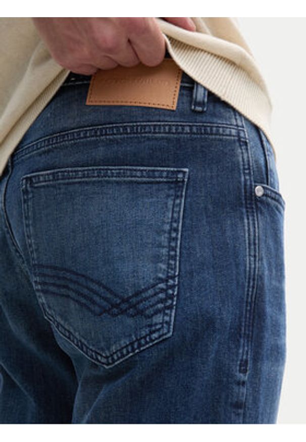 Tom Tailor Jeansy 1045906 Granatowy Regular Fit. Kolor: niebieski