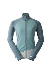 DARE 2B - Bluza Damska Emerging Core Stretch Base Layer Top. Kolor: szary, niebieski, wielokolorowy. Sport: turystyka piesza