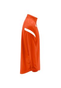 Bluza dresowa 1/2 zip Kappa Dolvole. Kolor: pomarańczowy, biały, wielokolorowy. Materiał: dresówka. Sport: piłka nożna, fitness #2