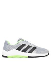 Adidas - adidas Buty na siłownię Dropset Base JS3163 Szary. Kolor: szary. Materiał: materiał. Sport: fitness