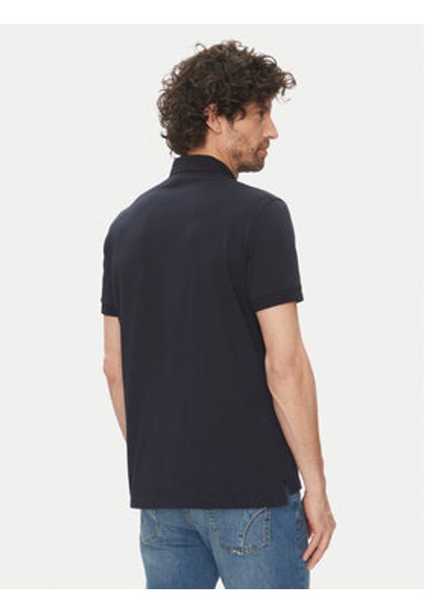 Aeronautica Militare Polo 251PO1854J593 Granatowy Regular Fit. Typ kołnierza: polo. Kolor: niebieski. Materiał: bawełna