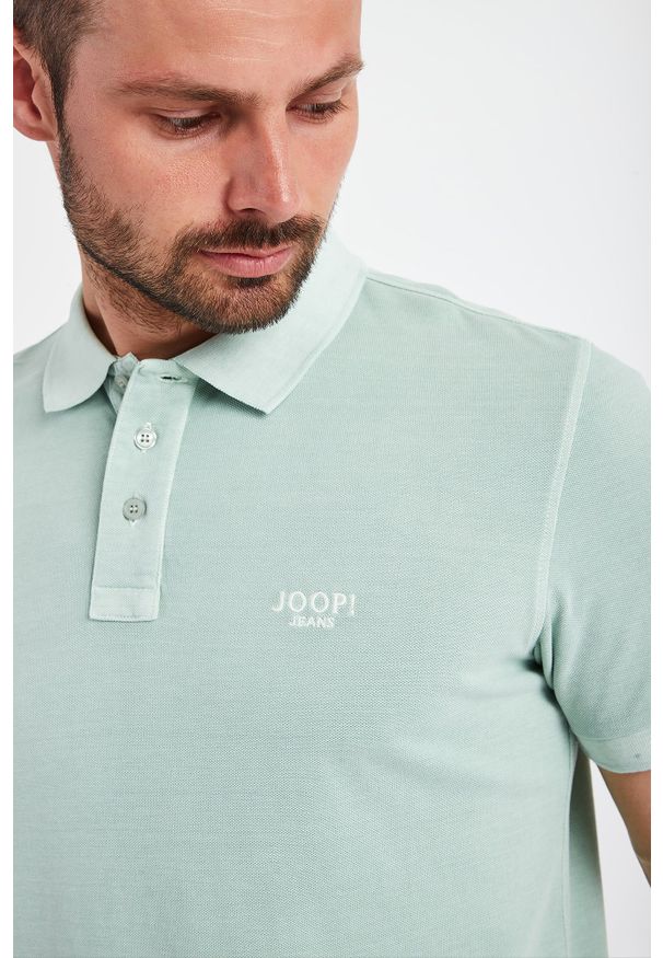 JOOP! Jeans - POLO AMBROSIO JOOP! JEANS. Typ kołnierza: polo. Długość rękawa: krótki rękaw. Długość: krótkie. Wzór: haft