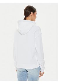 Tommy Jeans Bluza Logo Drawcord DW0DW17794 Biały Boxy Fit. Kolor: biały. Materiał: bawełna #5