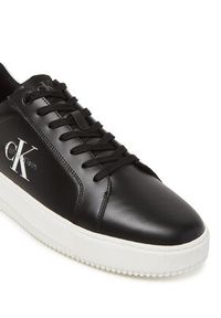 Calvin Klein Jeans Sneakersy Chunky Cupsole Mono YM0YM01317 Czarny. Kolor: czarny. Materiał: skóra #6