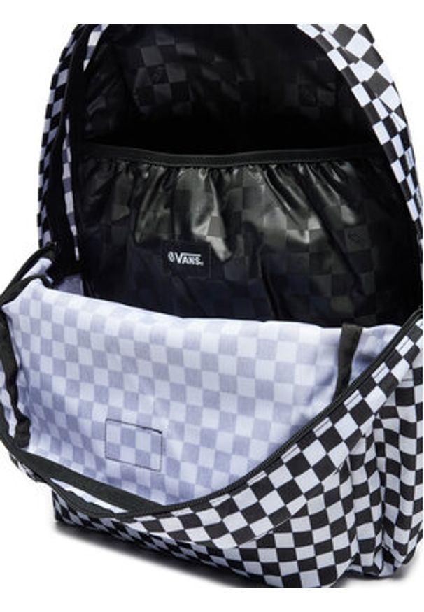 Vans Plecak Old Skool Check Backpack VN000H4XY281 Czarny. Kolor: czarny. Materiał: materiał