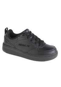 skechers - Buty do chodzenia dla dzieci Skechers Sport Court 92. Zapięcie: sznurówki. Kolor: czarny, wielokolorowy. Materiał: syntetyk, materiał. Szerokość cholewki: normalna. Model: Skechers Sport. Sport: turystyka piesza