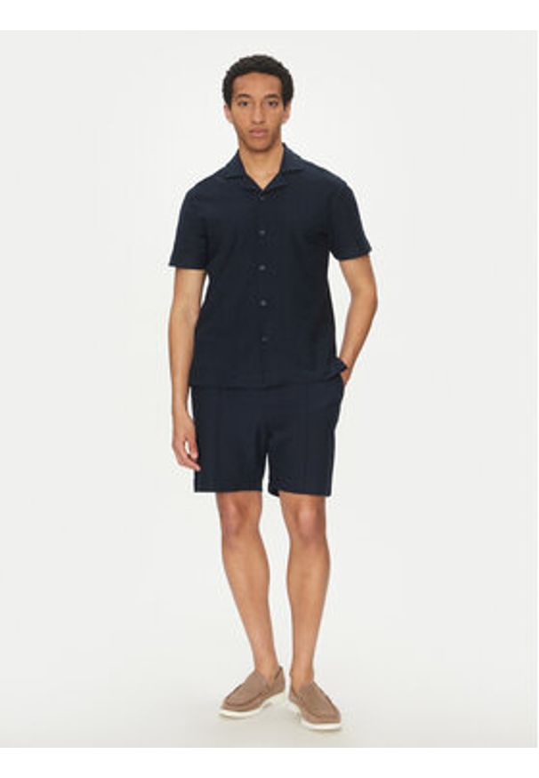 JOOP! Koszula 17 JJ-31Pedro 30045553 Granatowy Modern Fit. Kolor: niebieski. Materiał: bawełna