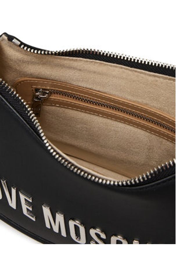 Love Moschino - LOVE MOSCHINO Torebka JC4027PP1NKD000B Czarny. Kolor: czarny. Materiał: skórzane