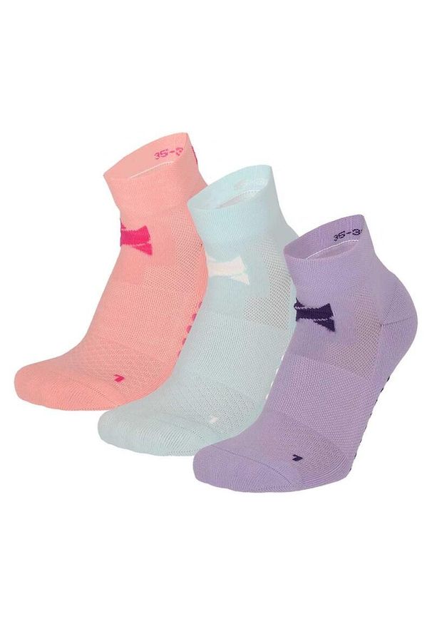 XTREME SOCKSWEAR - Skarpetki Xtreme Yoga, 3 par, Pastelowe. Kolor: fioletowy. Sport: joga i pilates