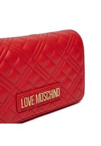 Love Moschino - LOVE MOSCHINO Torebka JC4079PP1LLA0500 Czerwony. Kolor: czerwony. Materiał: skórzane #5