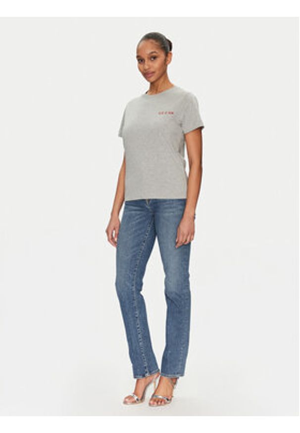 Guess T-Shirt W5RI04 I3Z14 Szary Regular Fit. Kolor: szary. Materiał: bawełna