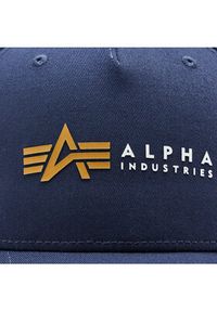Alpha Industries Czapka z daszkiem Label 106901 Granatowy. Kolor: niebieski. Materiał: materiał, bawełna #3