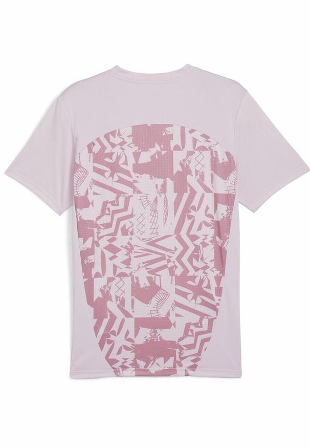 Puma - Męska koszulka przedmeczowa z krótkim rękawem AC Milan PUMA Grape Mist Purple. Kolor: fioletowy. Długość rękawa: krótki rękaw. Długość: krótkie