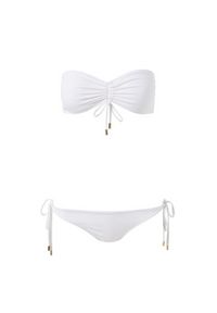 Melissa Odabash - MELISSA ODABASH - Biały top od bikini Florence. Kolor: biały. Materiał: materiał #3