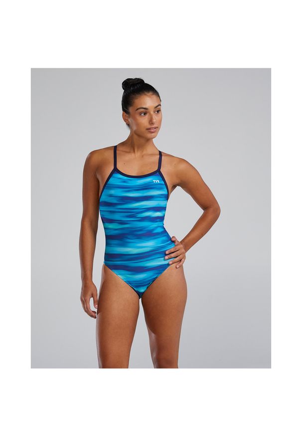 Strój pływacki damski TYR Diamondfit Swimsuit - Technowave. Kolor: niebieski