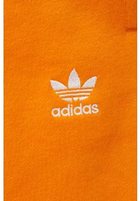 adidas Originals spodnie dresowe Adicolor HF7511 damskie kolor pomarańczowy gładkie. Stan: podwyższony. Kolor: pomarańczowy. Materiał: dresówka. Wzór: gładki #3