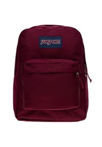 Plecak JanSport SuperBreak One EK0A5BAGN621 - bordowy. Kolor: czerwony. Materiał: poliester. Styl: klasyczny, casual, sportowy