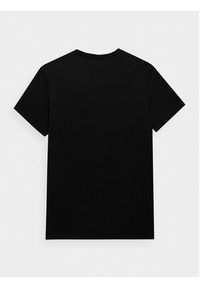 4f - 4F T-Shirt 4FAW23TTSHM0894 Czarny Regular Fit. Kolor: czarny. Materiał: bawełna #4