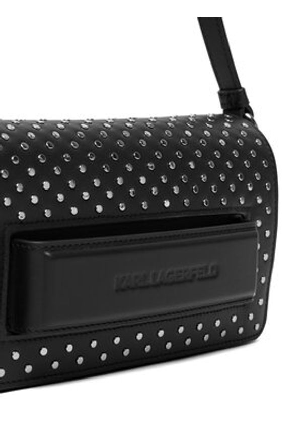 Karl Lagerfeld - KARL LAGERFELD Torebka A4W30083 Czarny. Kolor: czarny. Materiał: skórzane