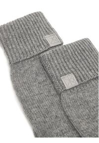 Calvin Klein Rękawiczki Emblem LV14D8016G Szary. Kolor: szary. Materiał: kaszmir, materiał