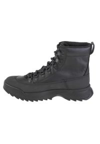 sorel - Buty trekkingowe męskie Sorel Scout 87 Pro Wp. Wysokość cholewki: za kostkę. Zapięcie: sznurówki. Kolor: czarny. Materiał: skóra, materiał, tkanina, guma, syntetyk. Szerokość cholewki: normalna. Sezon: zima. Sport: turystyka piesza