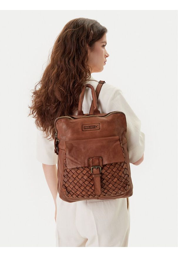 Pikolinos Plecak WHA-726 Brązowy. Kolor: brązowy. Materiał: skóra