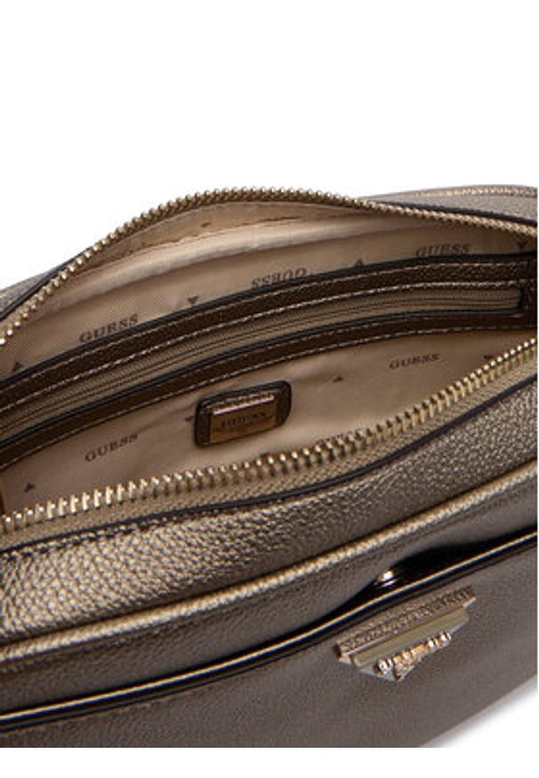 Guess Torebka Meridian II HWBG69 74140 Złoty. Kolor: złoty. Materiał: skórzane