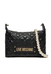 Love Moschino - LOVE MOSCHINO Torebka JC4304PP0LLA0000 Czarny. Kolor: czarny. Materiał: skórzane