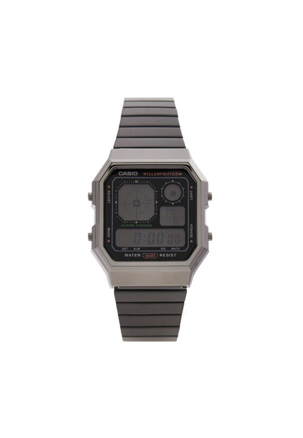 Casio Zegarek A130WEGG-1AEF Szary. Kolor: szary
