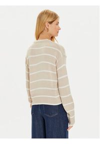 Brave Soul Sweter LK-230MASONC Beżowy Regular Fit. Kolor: beżowy. Materiał: syntetyk #5