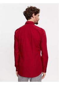 Hugo Koszula C-Jenno 50289499 Bordowy Slim Fit. Kolor: czerwony. Materiał: bawełna #4