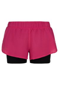 Damskie Szorty 2 w 1 Kilpi Bergen. Kolor: różowy. Sport: bieganie #1
