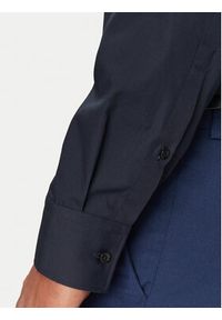 Hugo - HUGO Koszula Koey 50539808 Granatowy Slim Fit. Kolor: niebieski. Materiał: bawełna #4