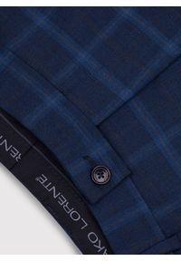 Pako Lorente - PAKO LORENTE – Kraciaste spodnie garniturowe z wełną. Materiał: wełna #8