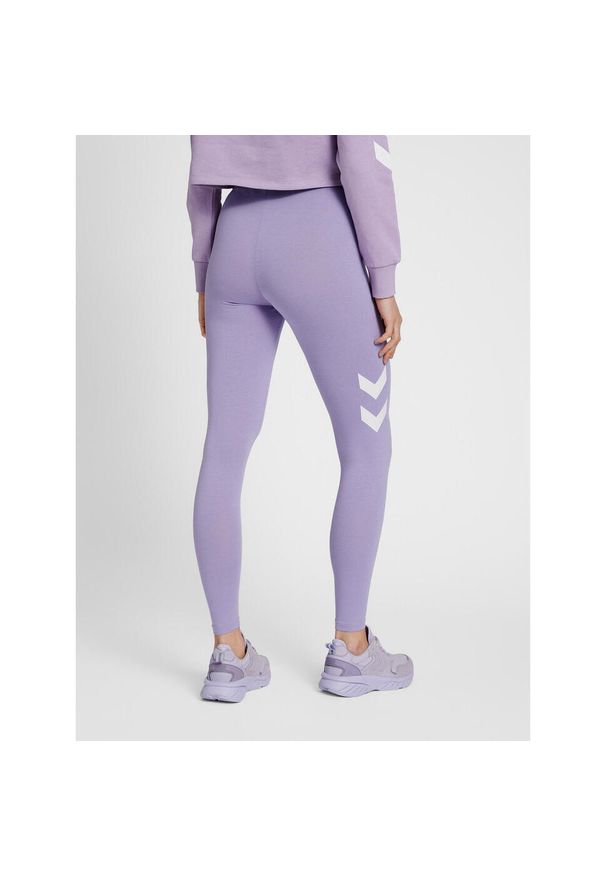Damskie wysokie legginsy Hummel Legacy. Kolor: fioletowy, różowy, wielokolorowy. Sport: fitness