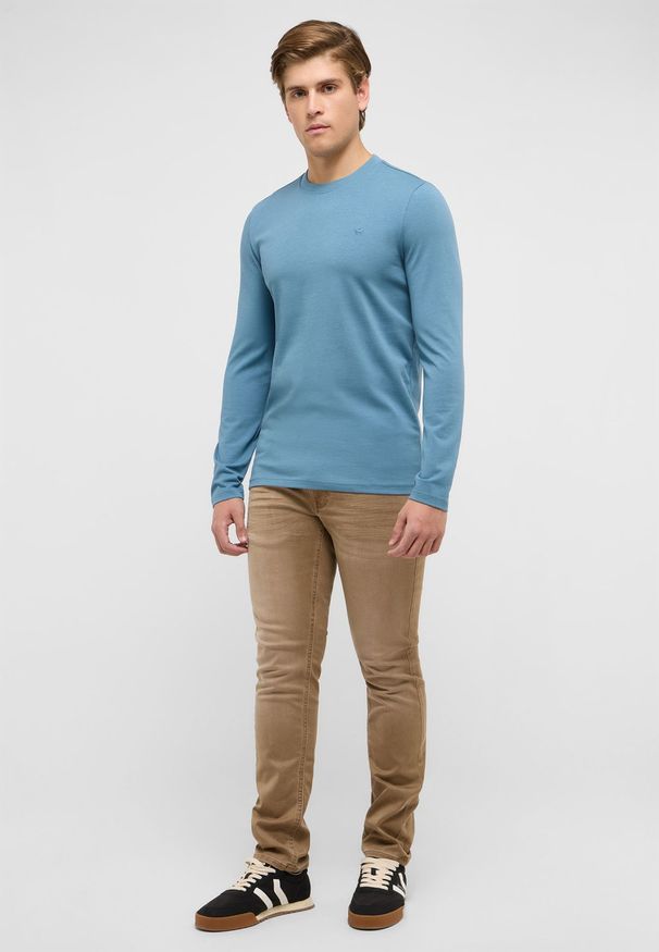 Męski Longsleeve Mustang Style Arlington Bluestone 1016874 5180. Długość rękawa: długi rękaw