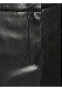 Edited Spódnica z imitacji skóry Sibylle Czarny Straight Fit. Kolor: czarny. Materiał: skóra #2