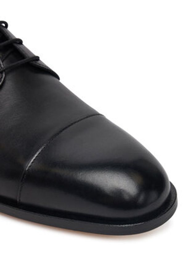 BOSS Półbuty Limber 50541744 Czarny. Kolor: czarny. Materiał: skóra