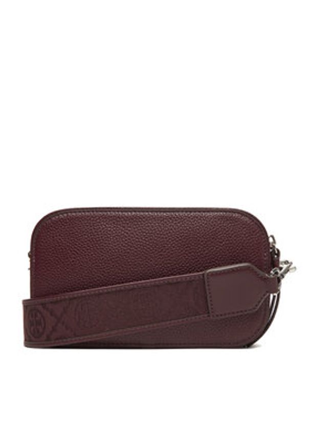 Tory Burch Torebka Mini Miller 171956 Bordowy. Kolor: czerwony. Materiał: skórzane