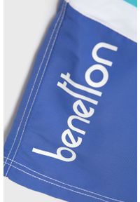 United Colors of Benetton szorty kąpielowe dziecięce. Kolor: niebieski. Materiał: tkanina #3