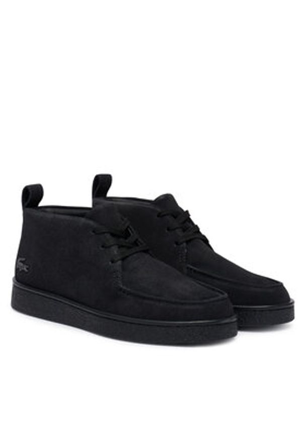 Lacoste Sneakersy Chukka Suede 7-50SMA0027 Czarny. Kolor: czarny. Materiał: zamsz, skóra