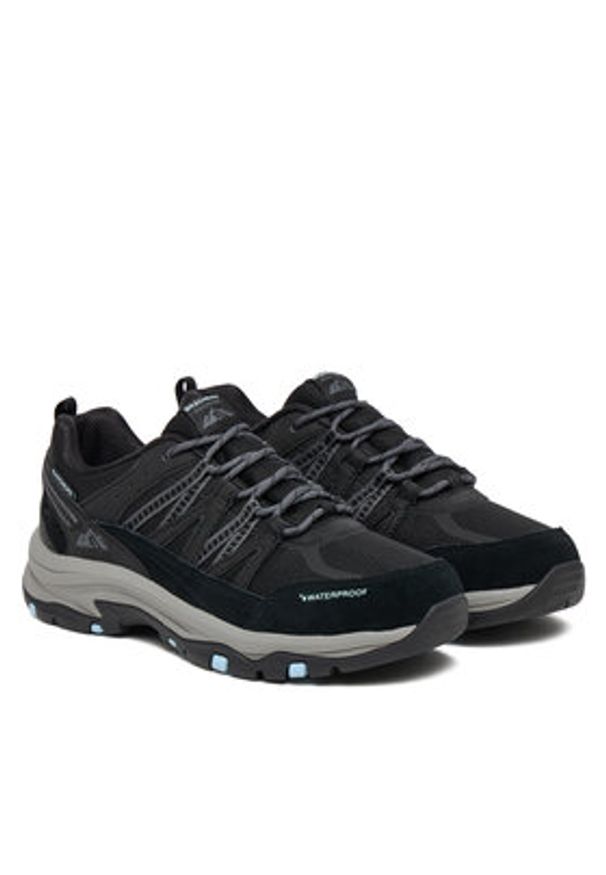 skechers - Skechers Trekkingi Trego 180003/BKBL Czarny. Kolor: czarny. Materiał: materiał